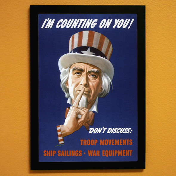 I'm Counting on You World War II Poster