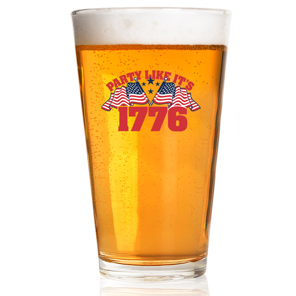 Party Like It's 1776 Pint Glass