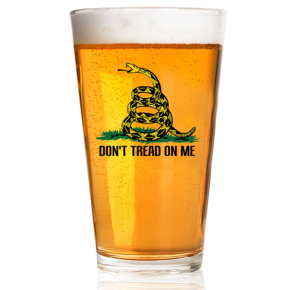 Color Don't Tread On Me Pint Glass