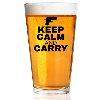 Keep Calm and Carry Pint Glass
