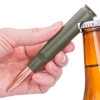 .50 Caliber Bullet Bottle Opener in Olive Drab