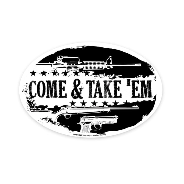 Come and Take Em Guns Magnet