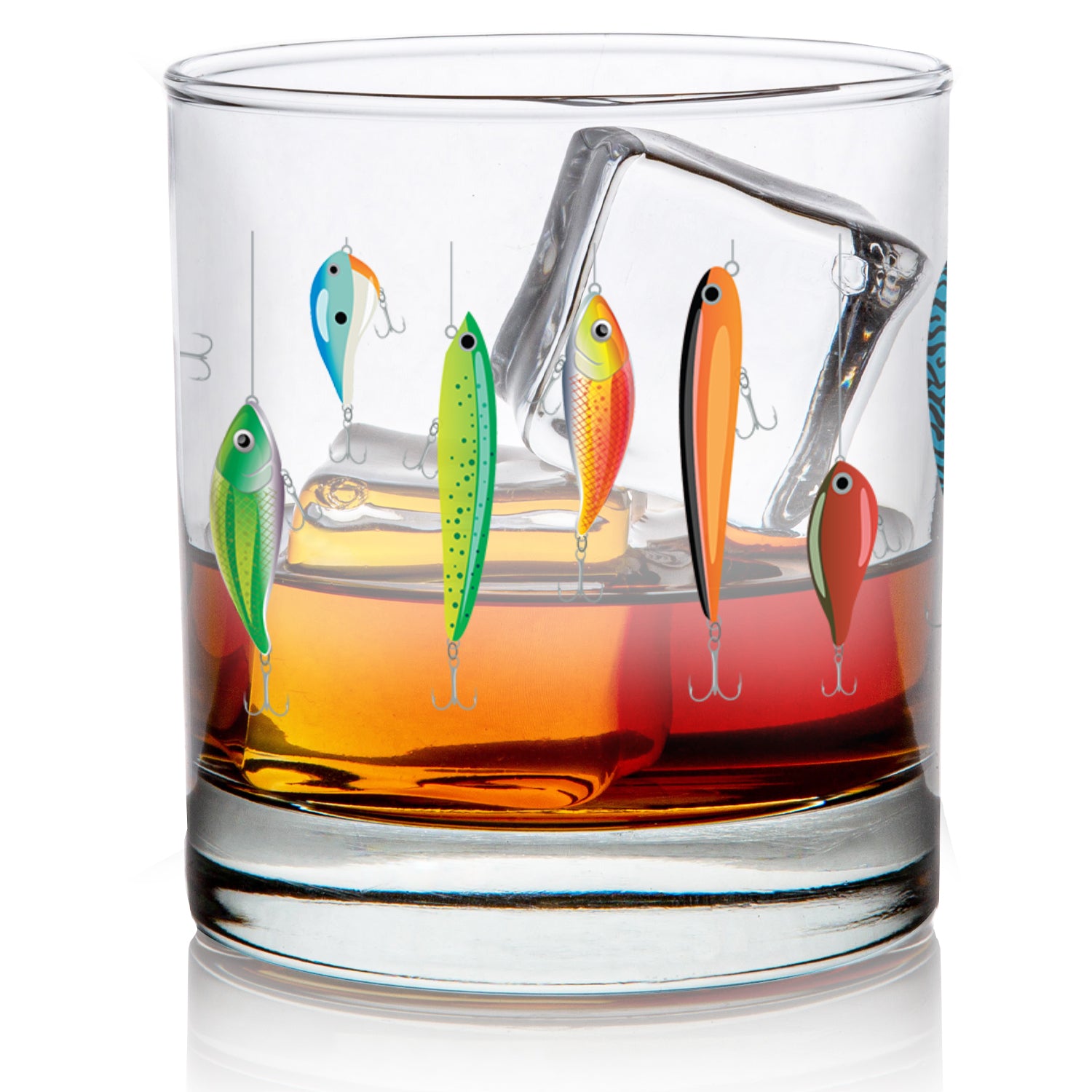 do fishing lures come in glass Fishing Lure Whiskey Glass