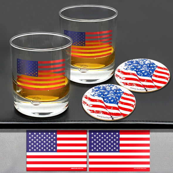 USA Color Flag Gift Set