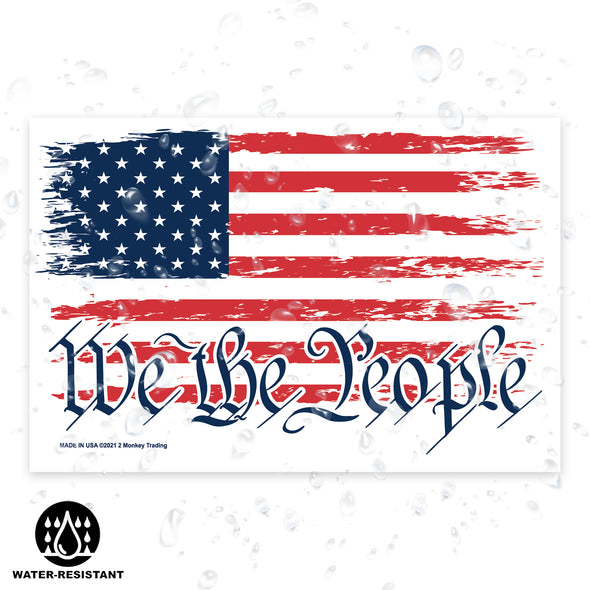 We The People Flag Magnet