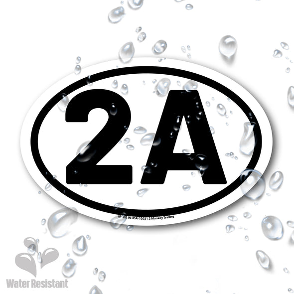 2A Oval Decal