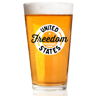 United States Freedom Pint Glass