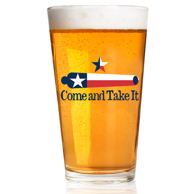Come and Take It Color Pint Glass