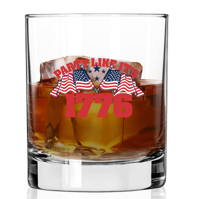 Party Like It's 1776 Whiskey Glass