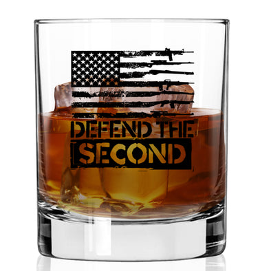 Defend the Second Whiskey Glass