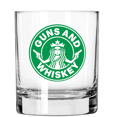 Guns and Whiskey Whiskey Glass