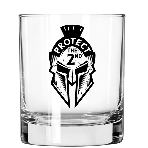 Protect the 2ND Helmet Whiskey Glass