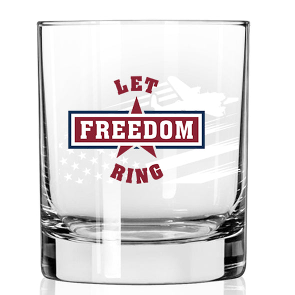 Let Freedom Ring Whiskey Glass