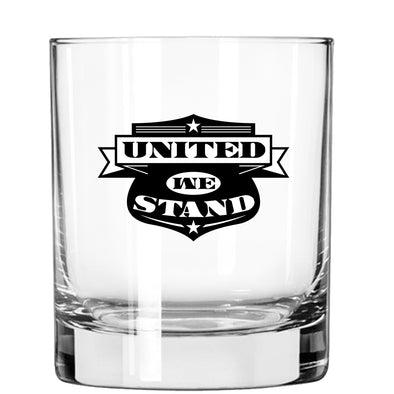 United We Stand Whiskey Glass