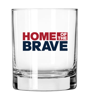 Home of the Brave Whiskey Glass