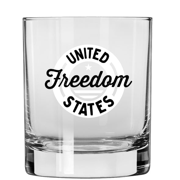 United States Freedom Whiskey Glass