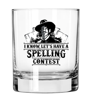 Whiskey Glass - Huckleberry - Spelling Contest