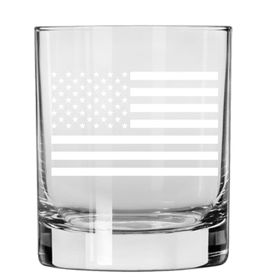 Standard USA Flag Whiskey Glass