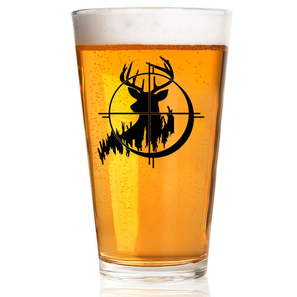 Deer Scope Pint Glass